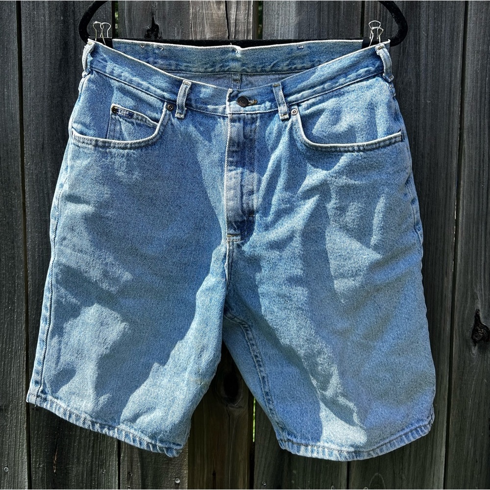 Lee Men's Blue Jean Bermuda Shorts